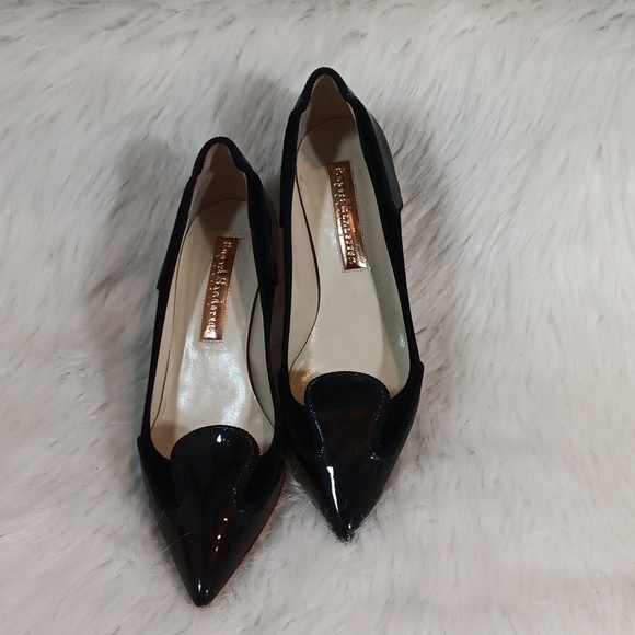 Rupert Sanderson  Designer Black Patent Leather Pumps Sz 38.5/ 8 main image 8